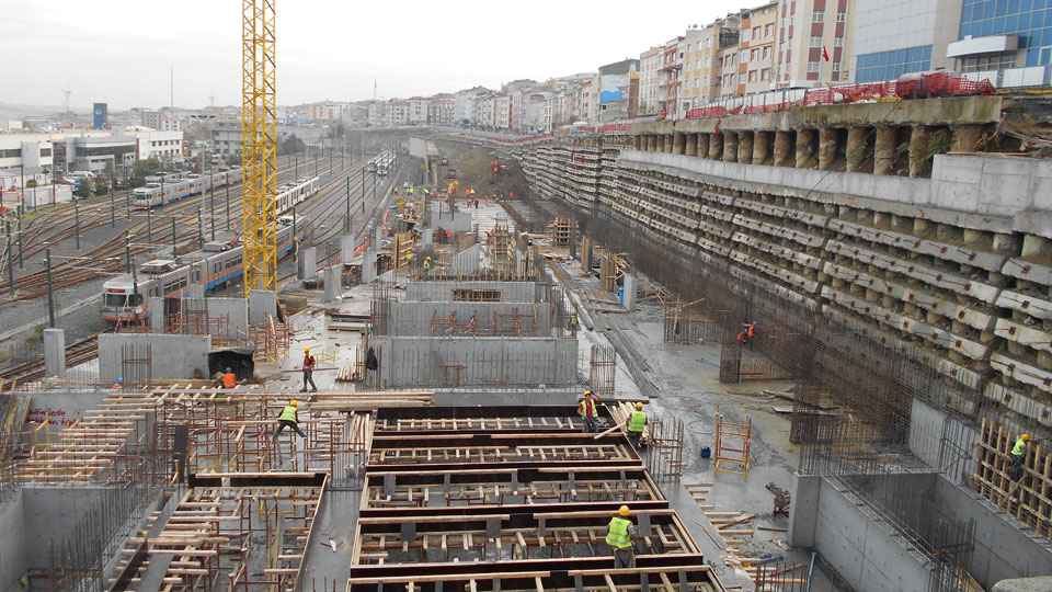 Esenler Belediyesi Otopark İnşaatı