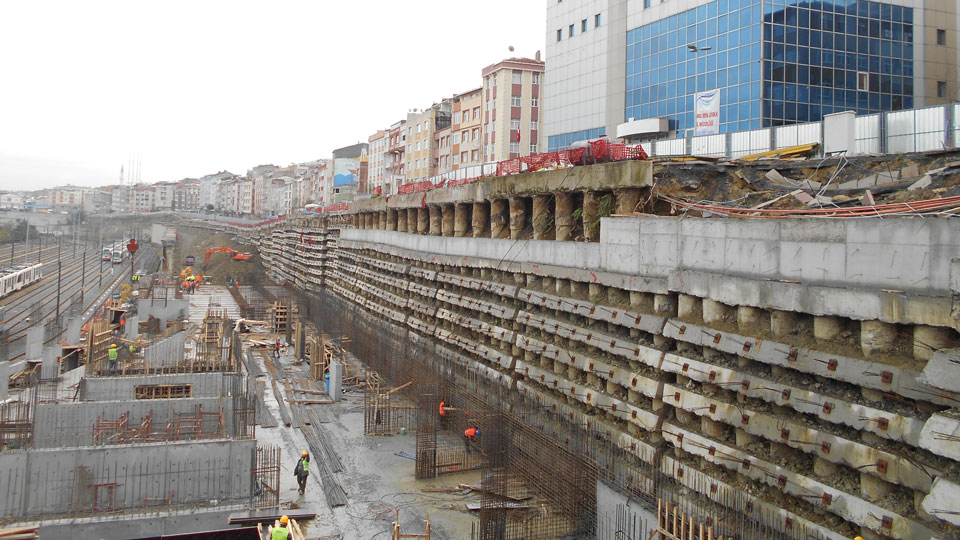 Esenler Belediyesi Otopark İnşaatı