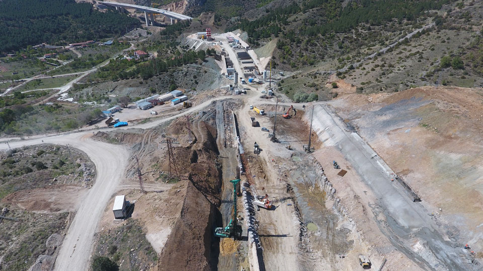 Highways Amasya Peripheral Road Jet Grout Application