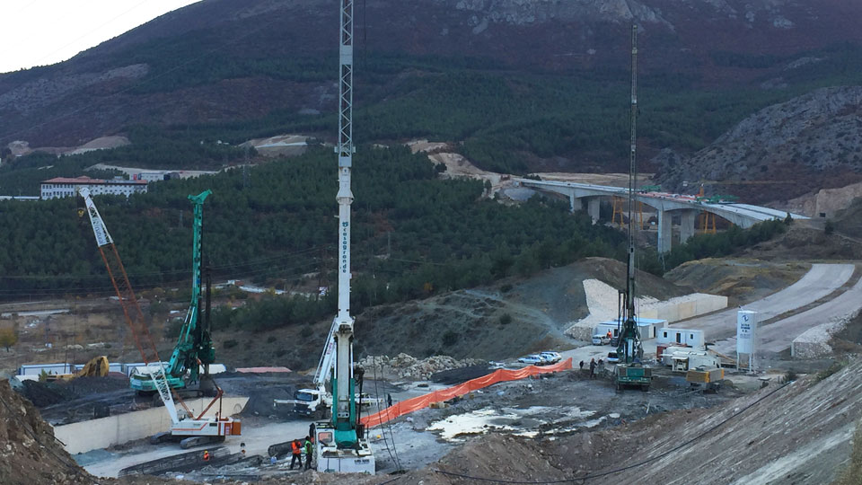 Highways Amasya Peripheral Road Jet Grout Application
