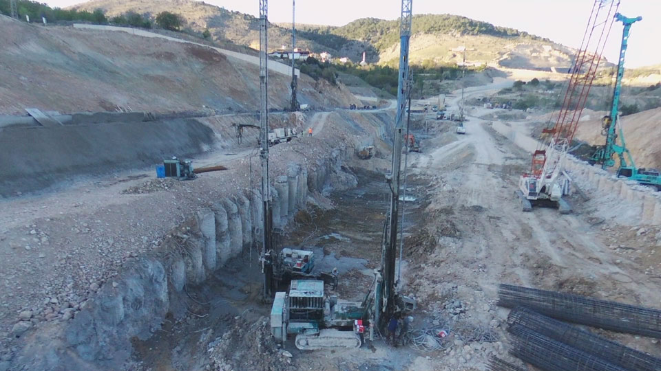 Highways Amasya Peripheral Road Jet Grout Application